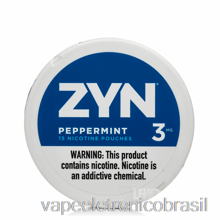 Vape Recarregável Zyn Bolsas De Nicotina - Hortelã-pimenta 3mg